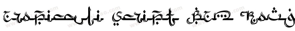 Tropicali Script BTN Rough字体转换
